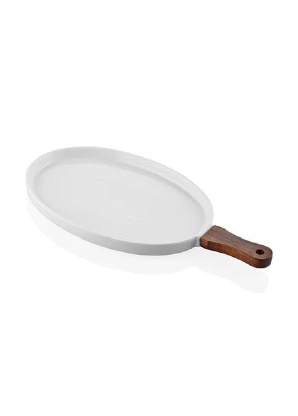 THE MİA Woody Porselen Servis 40x20 cm ürün görseli 1