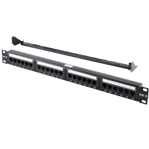 CODEGEN 1U 24port Cat6 Utp Patch Panel COD624 - Resim 4