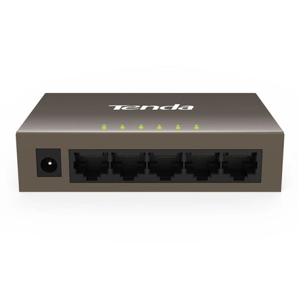 TENDA 5port TEF1005D 10/100 Yönetilemez Switch Metal Kasa ürün görseli 1