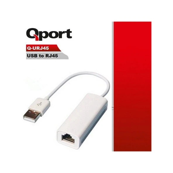 QPORT Q-URJ45 10/100 1port USB Ethernet ürün görseli 1