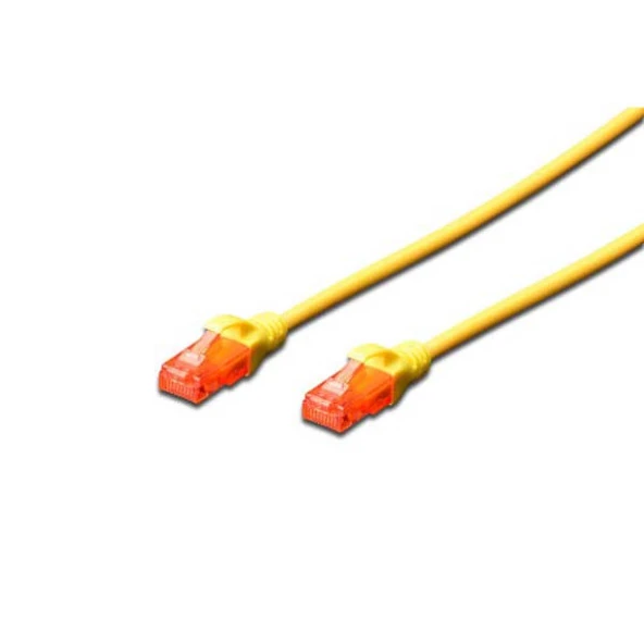 DIGITUS 3m CAT6 Utp DK-1617-030/Y Sarı Patch Kablo ürün görseli 1