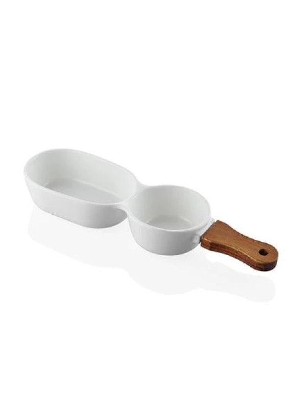THE MİA Woody Porselen Servis 35x10 cm ürün görseli 1