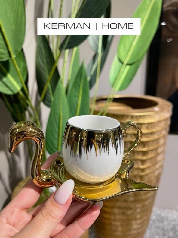 Sembol White Swan 6 lı Kahve Fincanı Takımı PUREBONE-209 ürün görseli 1