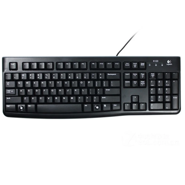 LOGITECH K120 USB Q Trk Siyah Standart Klavye 920-002505 ürün görseli 1
