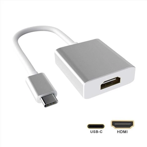 CODEGEN CDG-CNV33 0.15metre TYPE-C - HDMI Görüntü Adaptörü Beyaz ürün görseli 1