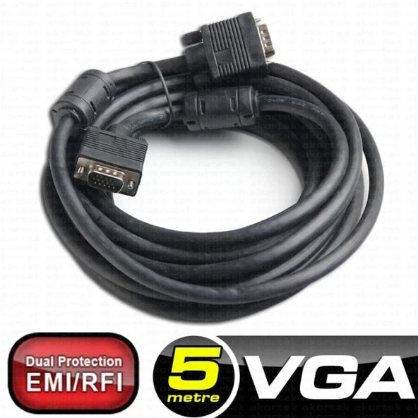 DARK DK-CB-VGAL500 5metre VGA Görüntü Kablosu - Resim 2