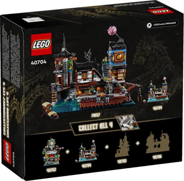 Lego Ninjago 40704 Micro Nınjago Docks - Resim 2