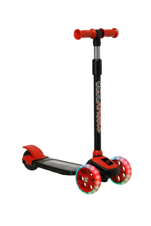 Led Işıklı 3 Tekerlekli Yükseklik Ayarlı Twist Çocuk Scooter (+3 Yaş) ürün görseli 1
