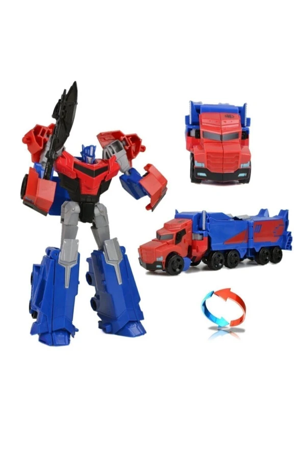 Transwarrior Optimus Prime Arabaya Dönüşebilen Robot 20 Cm - Resim 3