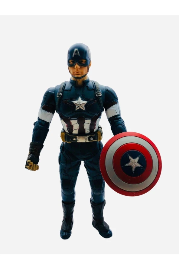Kaptan America Dev Boy 34 Cm - Resim 3