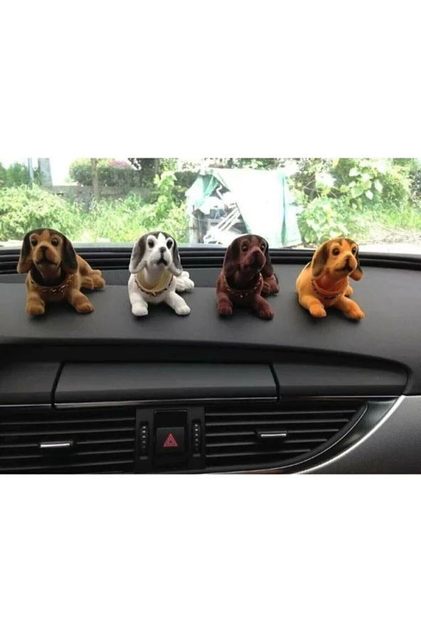 KAFA SALLAYAN 3 Adet Kafa Sallayan Köpek 17x9x7 cm Farklı Renklerde ürün görseli 1