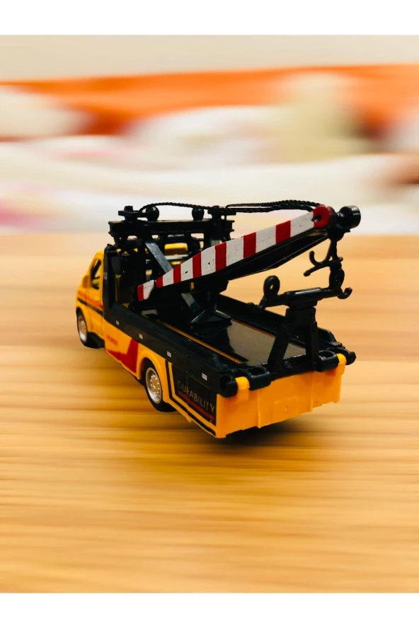 Die Cast Oyuncak Metal Arabalı Çekici Araç - Resim 3