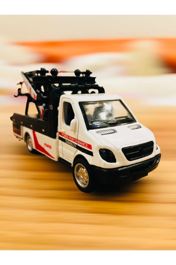 Die Cast Oyuncak Metal Arabalı Çekici Araç - Resim 4