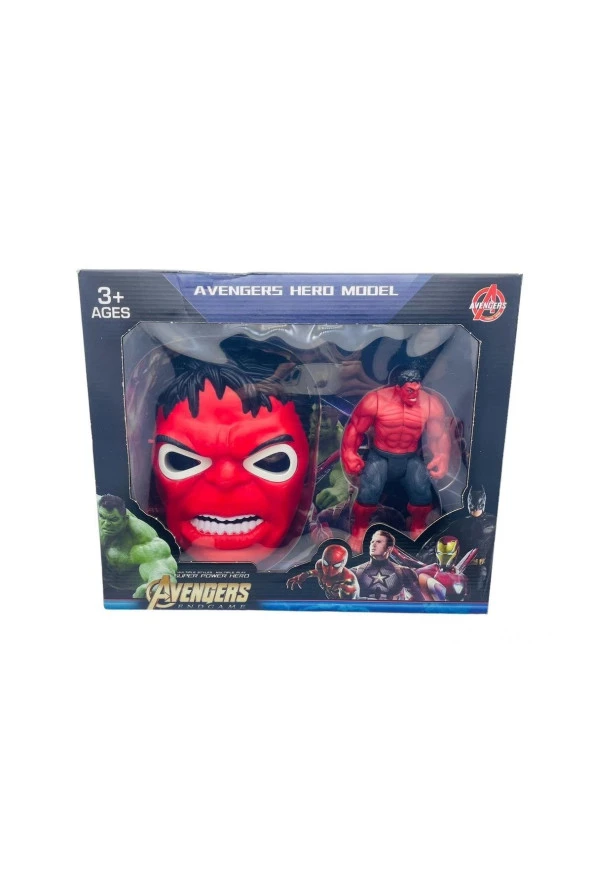 Hulk Maske Ve Işıklı Karekter Hulk ürün görseli 1
