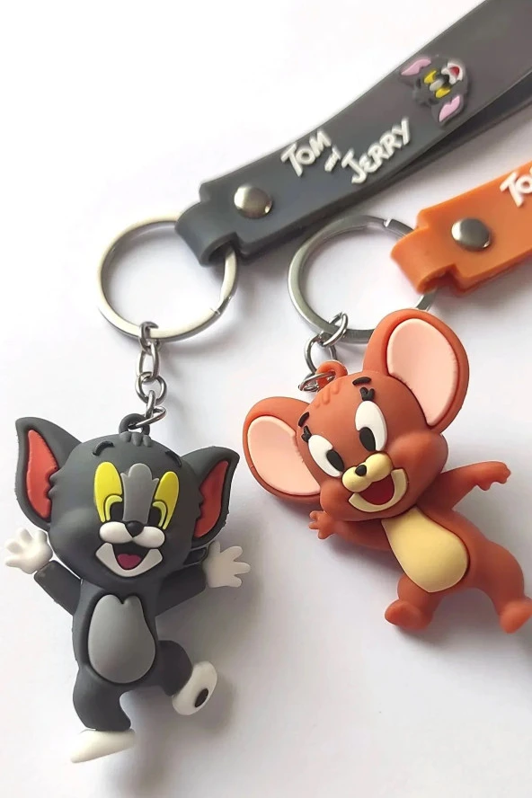 Tom Ve Jerry 3D Çift Anahtarlık 2 Adet - Resim 2