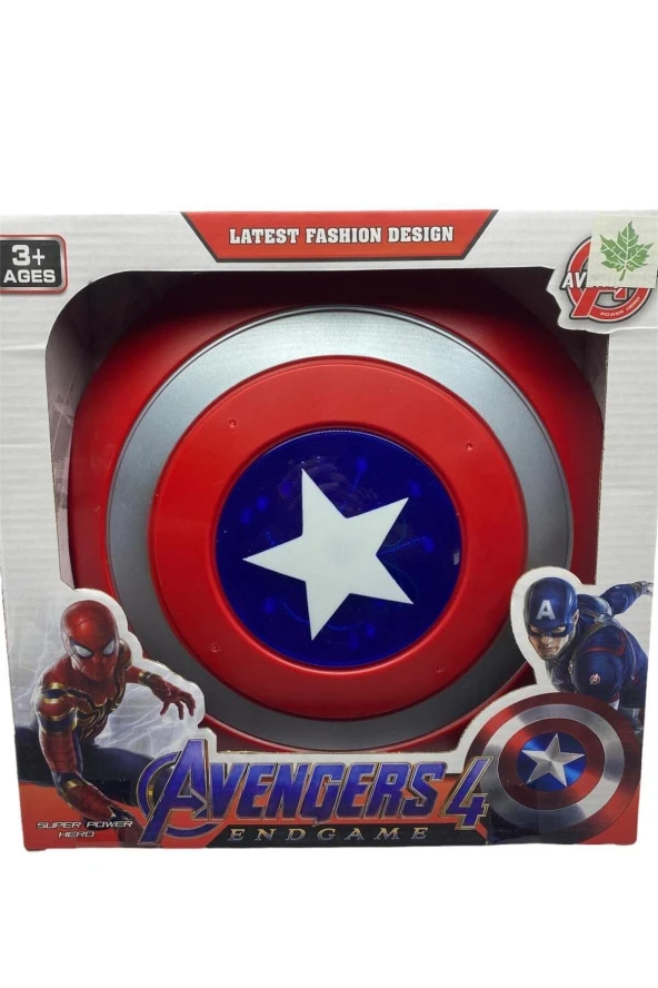 Captain America Kalkan Kaptan Amerika Sesli Işıklı Yeni Model Kalkan ürün görseli 1