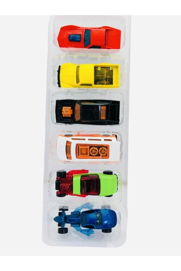 Kutuda 6'lı Die Cast Model Araçlar - Resim 7