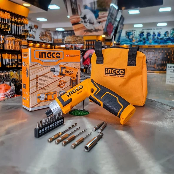 Ingco Csdlı0802 Usb Şarjlı Akülü Vidalama 8v - Resim 4