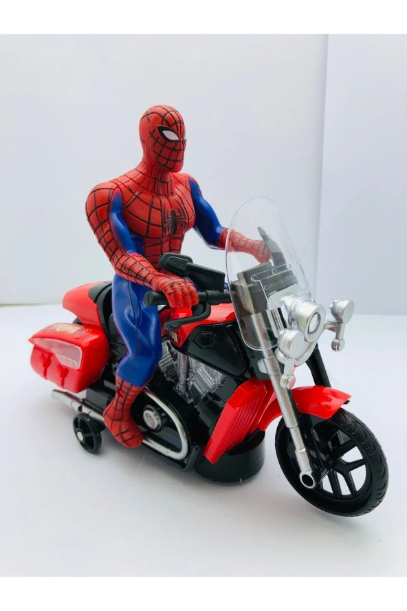 Örümcek Adam Spiderman Robot Işıklı Sesli Motor Oyuncak - Resim 3