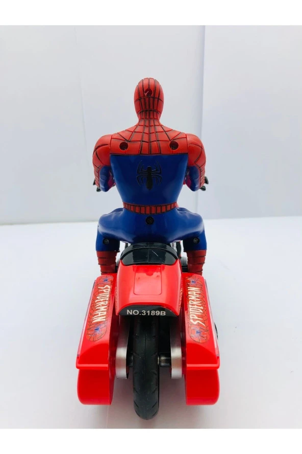 Örümcek Adam Spiderman Robot Işıklı Sesli Motor Oyuncak - Resim 7
