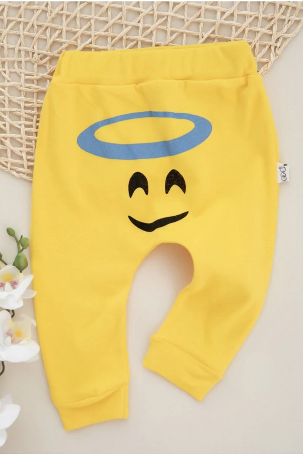 Bebek Tek Alt Emojili 3-6-9-12 ay ürün görseli 1
