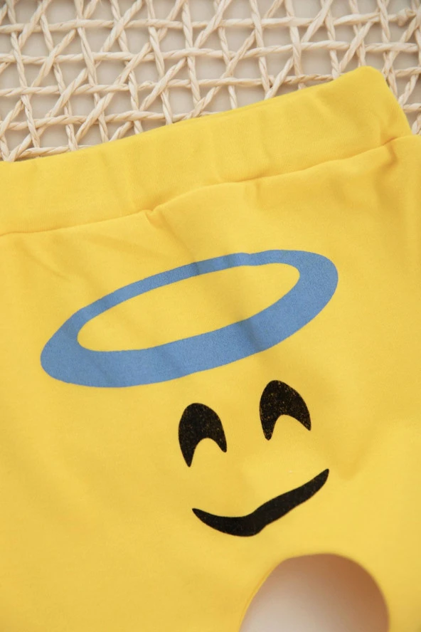 Bebek Tek Alt Emojili 3-6-9-12 ay - Resim 3