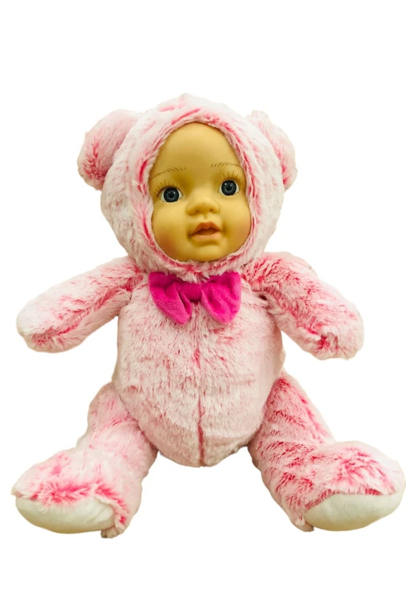 Bebek Yüzlü Peluş Ayı 45 Cm Pembe ürün görseli 1