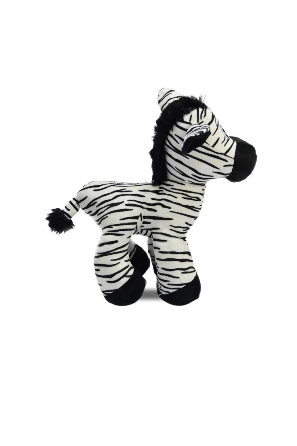 Peluş Oyuncak sevimli Zebra 30 Cm - Resim 3
