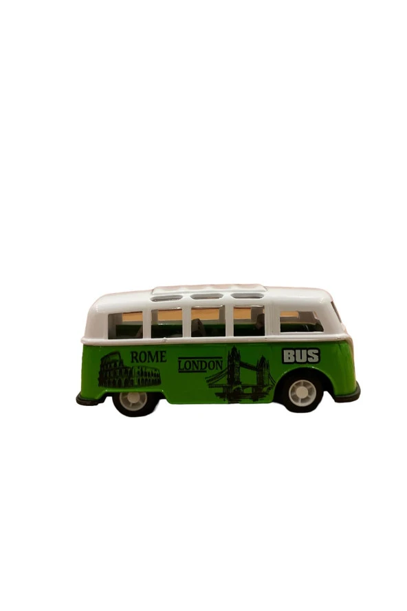 Çek Bırak Metal Minibüs Oyuncak Araba - Resim 3