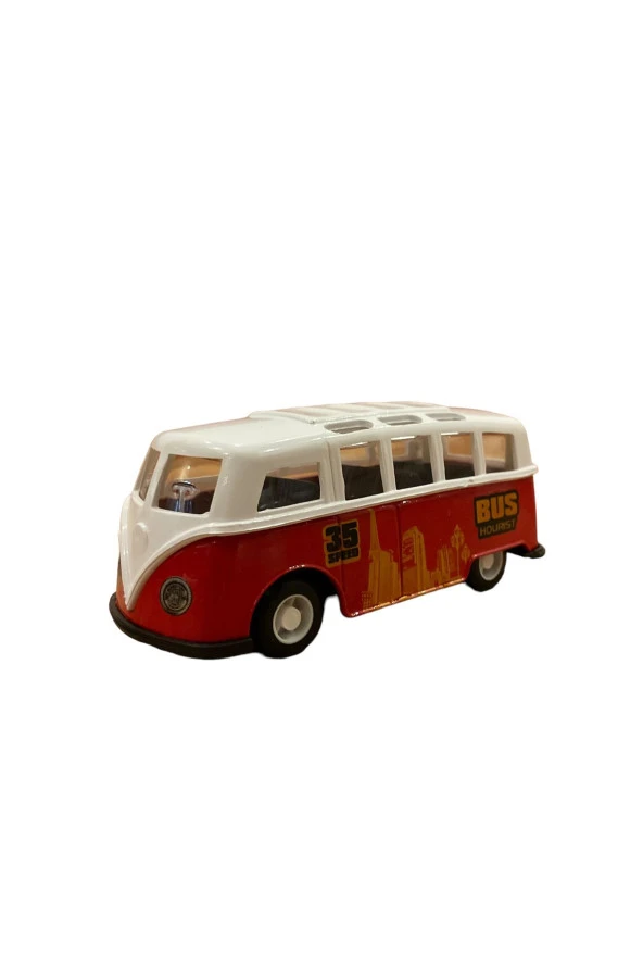 Çek Bırak Metal Minibüs Oyuncak Araba - Resim 4
