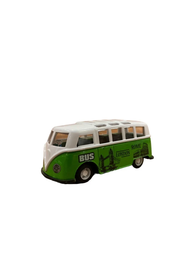 Çek Bırak Metal Minibüs Oyuncak Araba - Resim 6