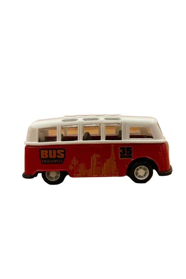 Çek Bırak Metal Minibüs Oyuncak Araba - Resim 7