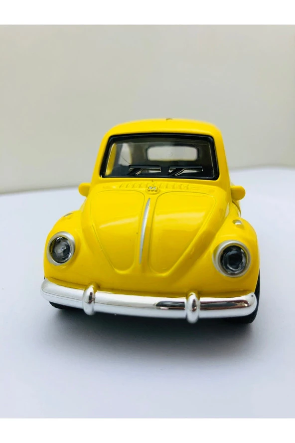 Çek Bırak Metal Beetle Vosvos Nostaljik Araba 12 Cm Koleksiyonluk Diecast Açılır Kapılı ürün görseli 1