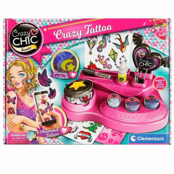 Clementoni Crazy Chic Çılgın Dövmeler ürün görseli 1