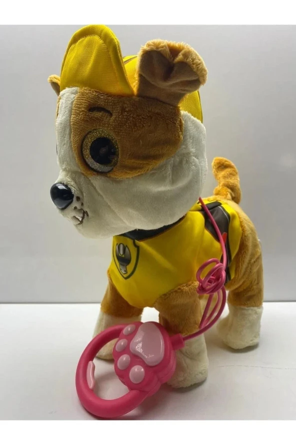 Paw Patrol Kumandalı Yürüyen Köpek Paw Petrol Rubble Yürüyen Pilli Figür Köpek ürün görseli 1