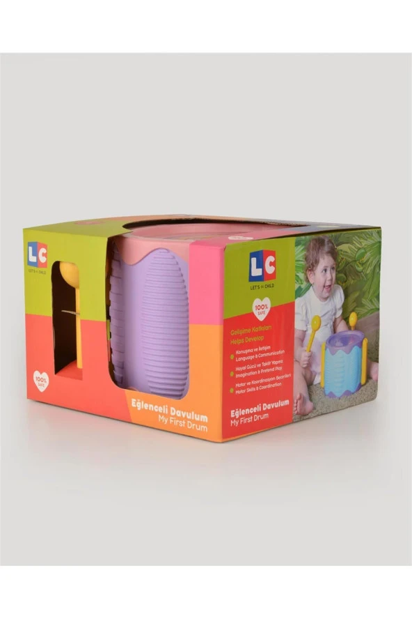 Lc Eğlenceli Davul - Pembe , Lila - Resim 2
