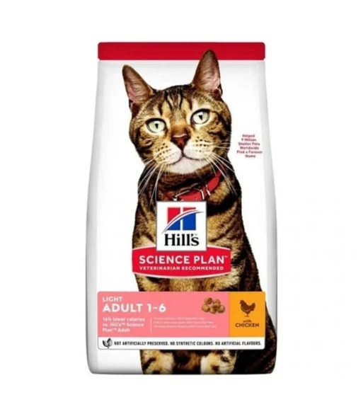 Hill's Light Tavuklu Yetişkin Kedi Maması 1 KG Açık Mama ürün görseli 1