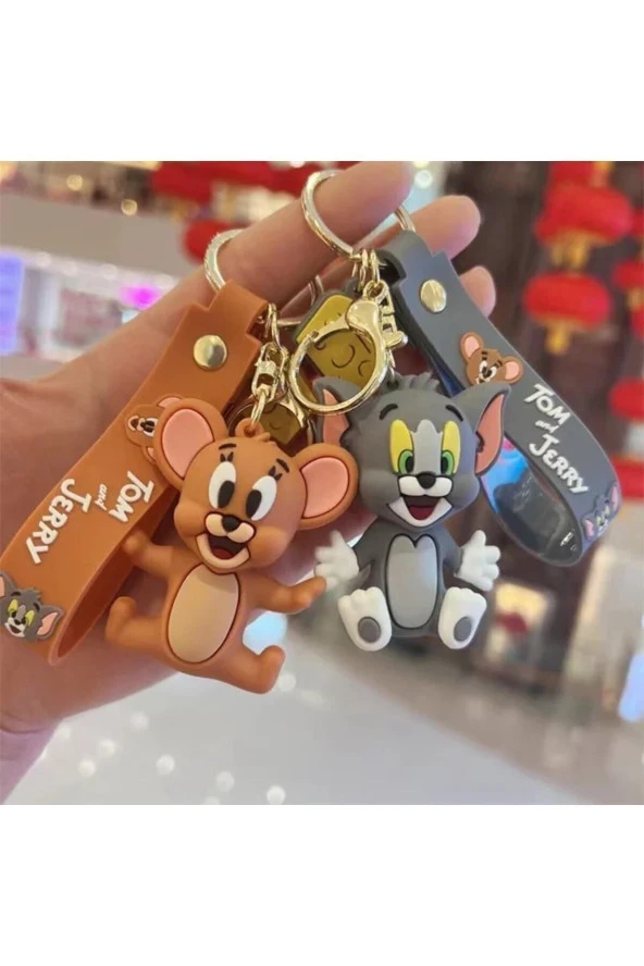 Tom Ve Jerry Peynirli Anahtarlık - Resim 2