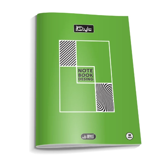 a4 boy plastik kapak 40 yaprak çizgili defter kenarı kırmızı çizgili 1 adet newstyle ürün görseli 1