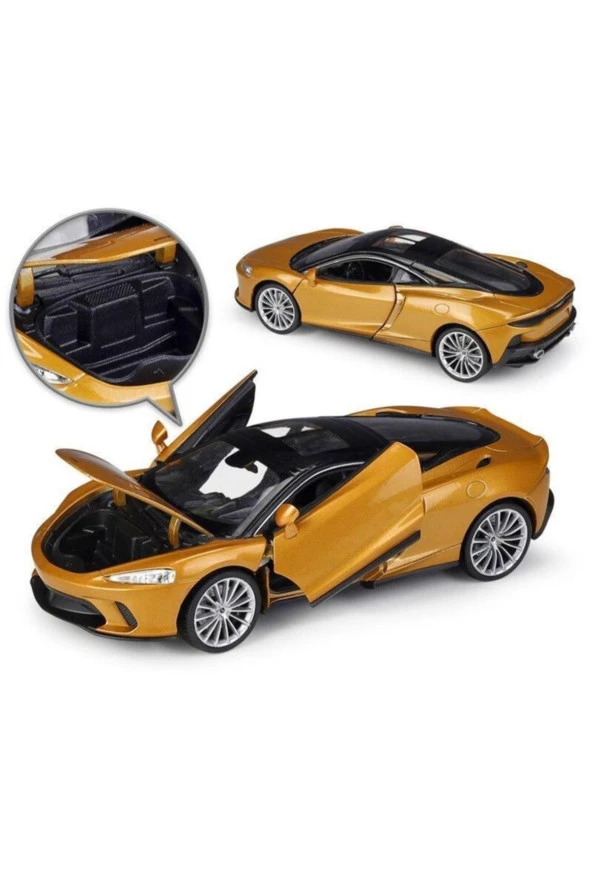 Mclaren Gt Bronz 1:24 Model Araba - Resim 2