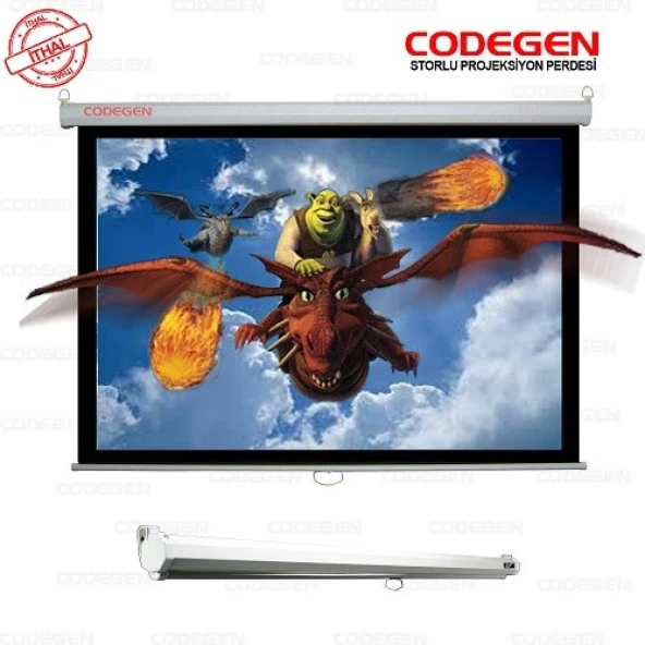 CODEGEN AX18 180x180 Storlu Projeksiyon Perdesi ürün görseli 1