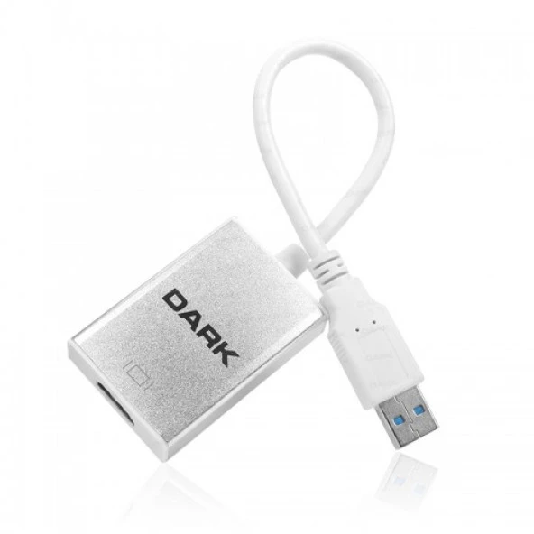 DARK UGA33 DK-AC-UGA33 0.15metre USB-HDMI Çevirici Adaptör Gümüş ürün görseli 1