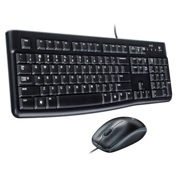 LOGITECH MK120 USB Q Trk Siyah Multimedya Klavye - Mouse Set 920-002560 ürün görseli 1