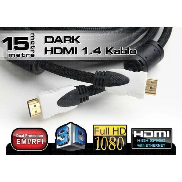 DARK DK-HD-CV14L1500 15metre HDMI Görüntü Kablosu 4K ürün görseli 1
