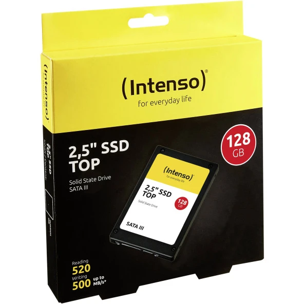 INTENSO 128GB HIGH 3812430 520- 500MB/s SSD SATA-3 Disk ürün görseli 1