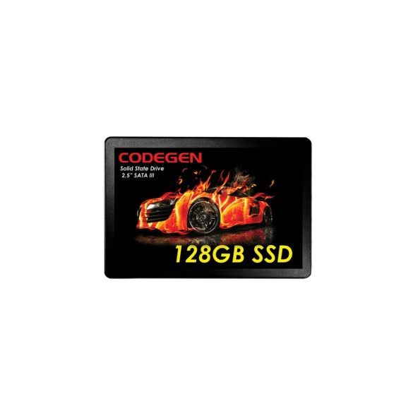 CODEGEN 128GB CDG-128GB-SSD25 560- 500MB/s SSD SATA-3 Disk ürün görseli 1