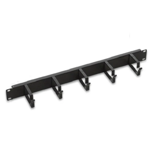 AGER 1U Yatay Organizer Siyah 5 Metal Kancalı AA-5KN01U19-A-S1 ürün görseli 1