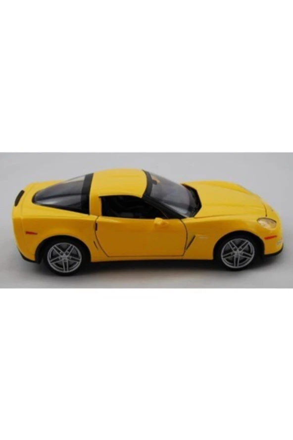 Chevrolet Corvette 2007 Model 1/24 Ölçek Diecast Model Araba ürün görseli 1