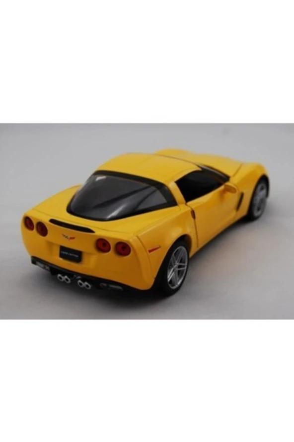 Chevrolet Corvette 2007 Model 1/24 Ölçek Diecast Model Araba - Resim 2