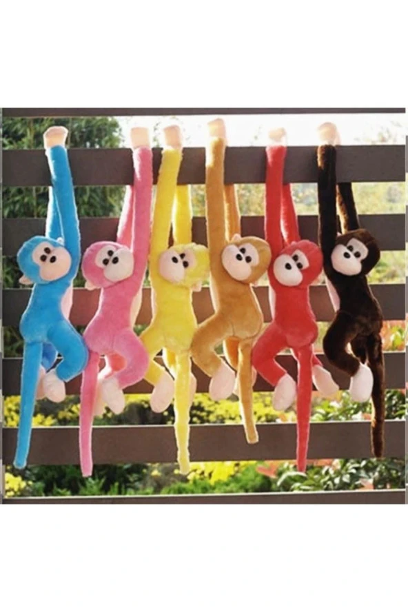 PELUŞ SESLİ MAYMUN 70 CM ürün görseli 1